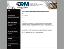 Tablet Screenshot of ermsymposium.org